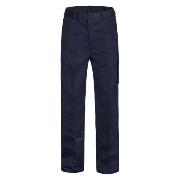 Modern Fit Mid-Weight Cargo Cotton Drill Trouser Thumbnail