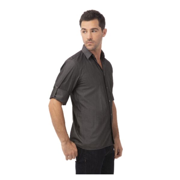 Detroit Long Sleeve Denim Shirt Thumbnail