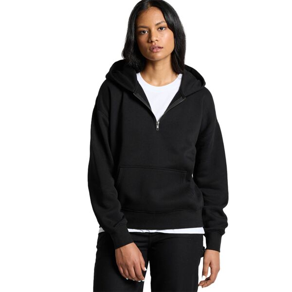 Womens Relax Half Zip Hood  Thumbnail