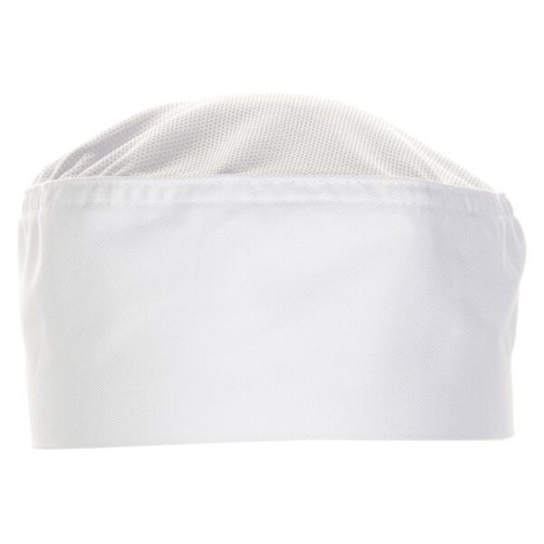 Cool Vent Chef Beanie White and Black  Thumbnail
